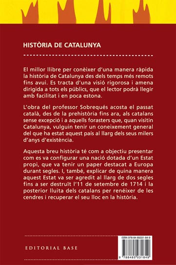 Contraportada Hist�ria de Catalunya